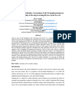 Between Hope and Reality Curriculum 13 (K-13) Implementation in Teacher's Ability To Develop Learning Devices in The Era 4.0