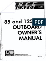 97366439 Force 85 125 HP Outboard Owners Manual