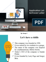 Application Letter Cover Letter PPT
