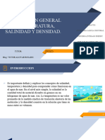 Distribución General de La Temperatura, Salinidad y Densidad - Grupo5