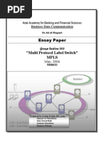 Download MPLS Essay Paper by api-3738527 SN6739158 doc pdf