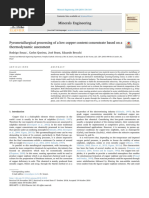 Pyrometallurgical Processing of A Low Copper Content Concentrate Based On A