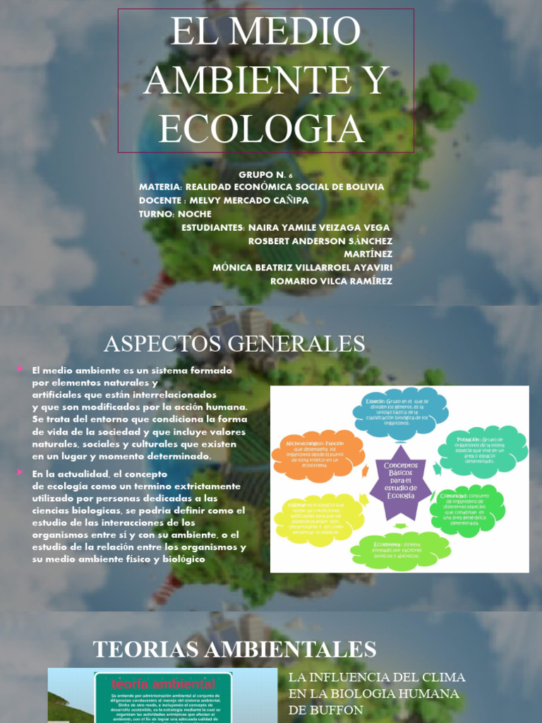 Exp. Medio Ambiente y Ecologia | PDF | Ecología | Entorno natural