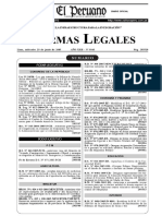 Ley Sindical Del Tecnico Asistencial 28561-23 Ganado-29 Junio-2005 El Peruano