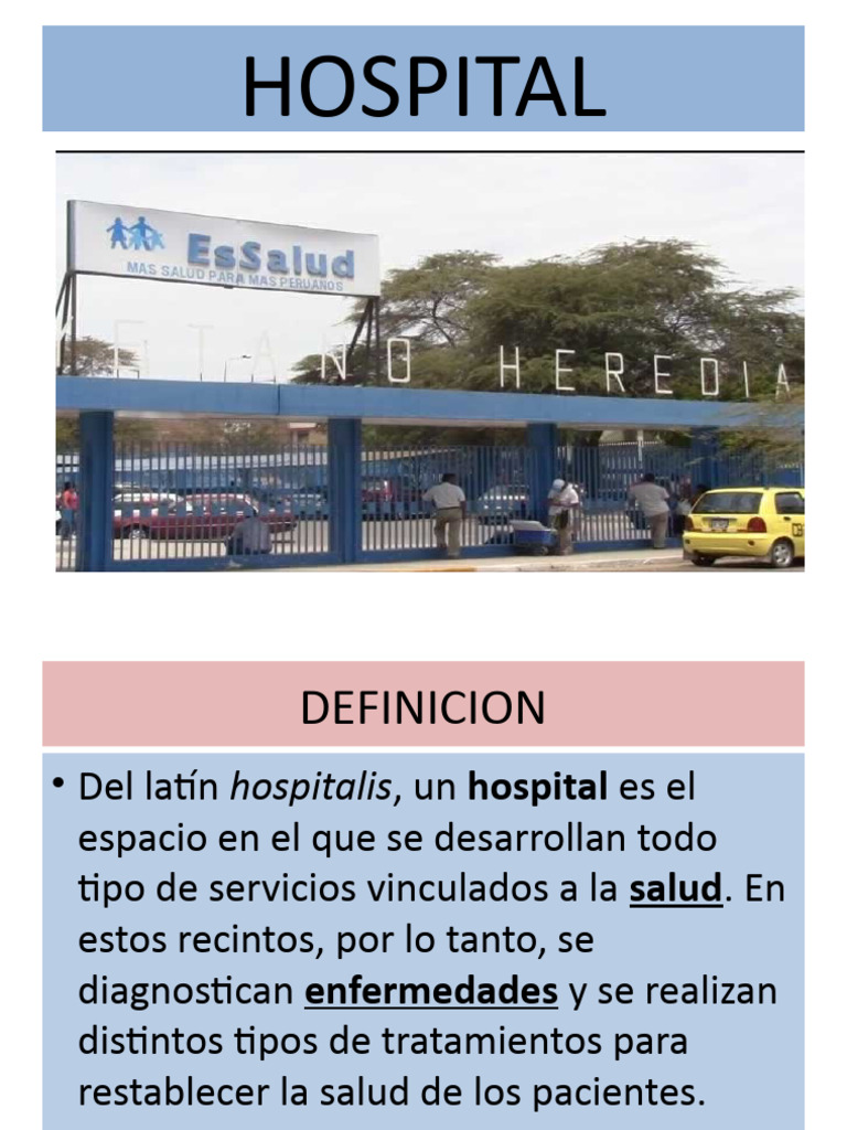 Definición y Tipos de Hospitales | PDF | Hospital | Cuidado de la salud