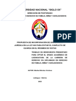Universidad Nacional "Siglo XX": Dirección de Postgrado