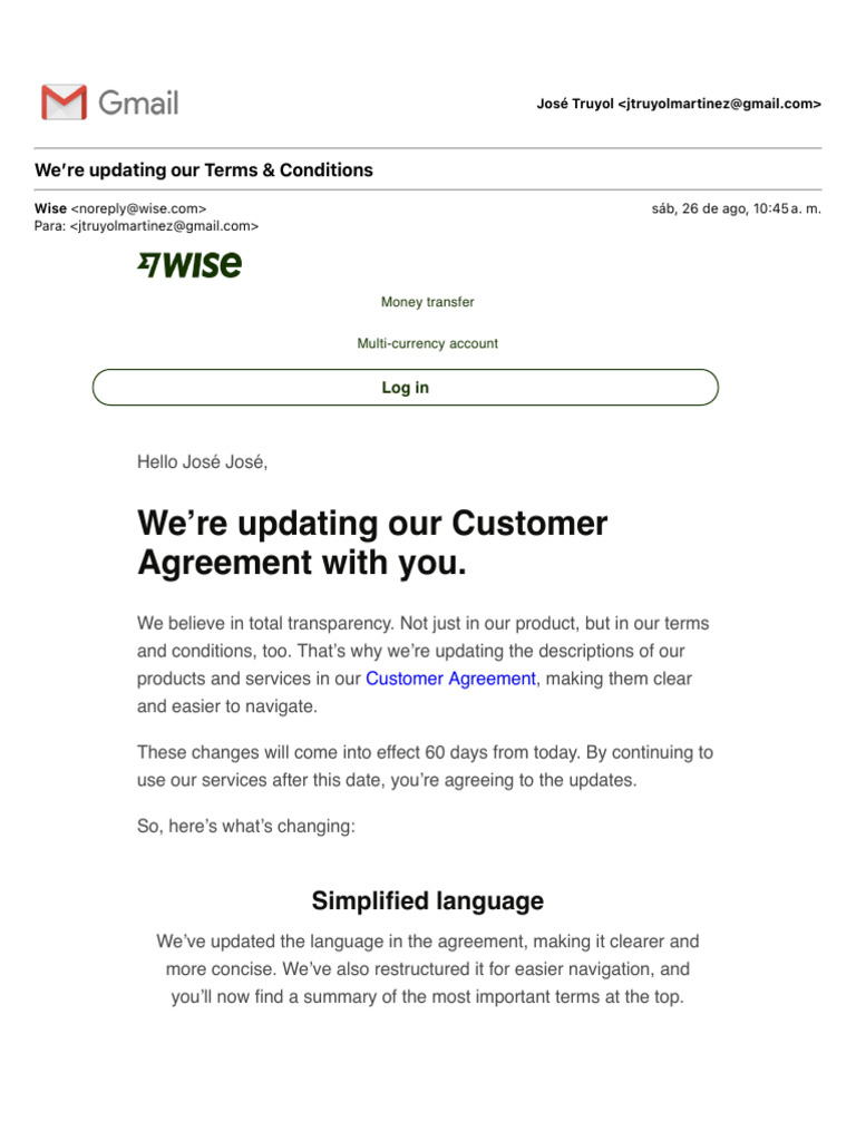 Will Go Into Effect