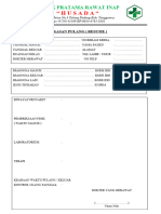 Formulir Observasii & Ringkasan Pulang (Resume)