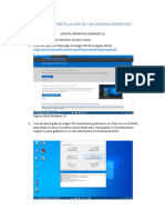 MANUAL DE INSTALACION DE UN SISTEMA OPERATIVO Javier