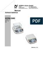 KERN-Weighing Balance Manual