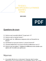 Fiches TD 1 Et 2 MAF ECU1 Juin 2023