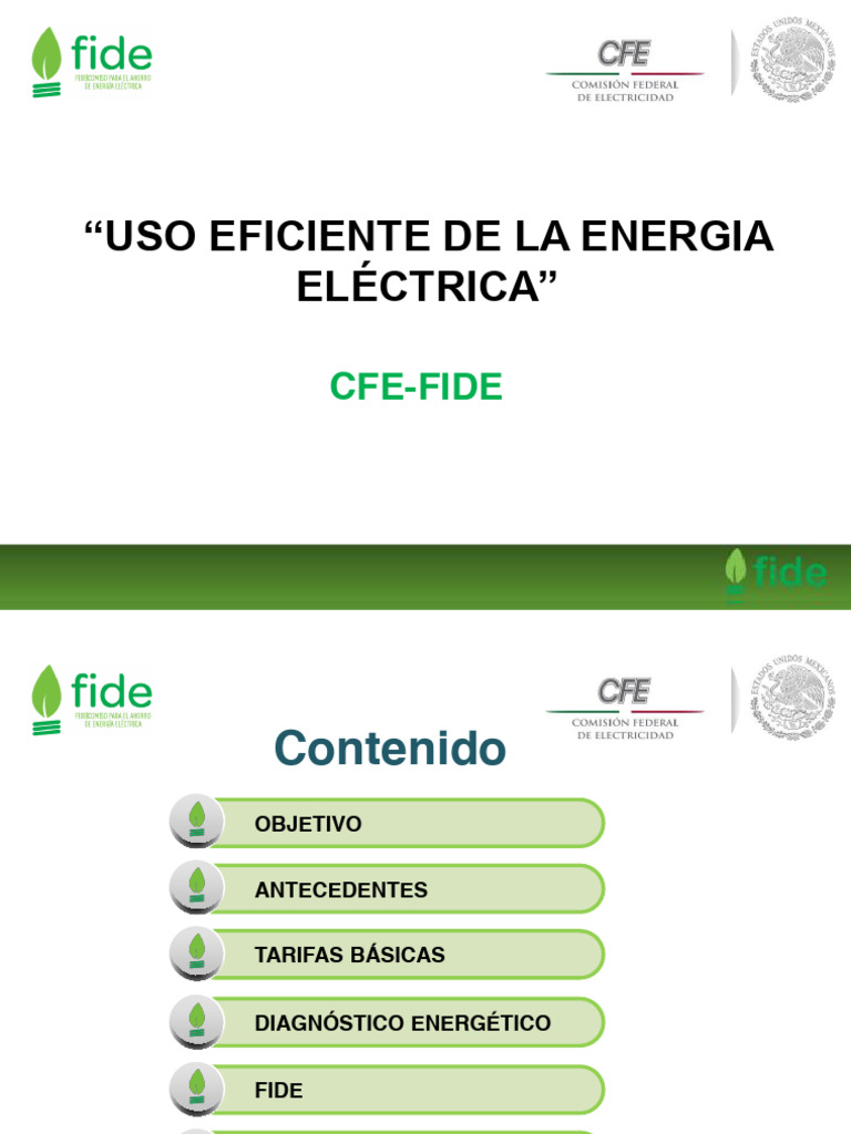 Uso Eficiente de la Energía Eléctrica | PDF | Energía renovable | Uso ...