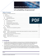 PSPF Policy 12 Eligibility and Suitability of Personnel