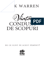 Viata Condusa de Scopuri