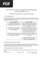 Enhanced Security For Project Management Professional Exam