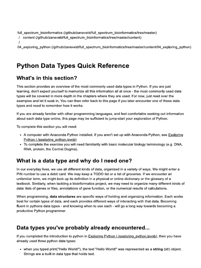 Python datatype pdf