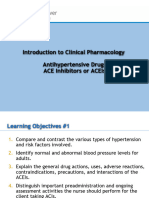 Care of Patients On ACE Inhibitors