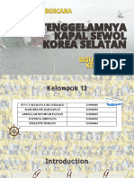 Komunikasi Bencana - Analisis Komunikasi Bencana Dalam Tragedi " Tenggelamnya Kapal Sewol "