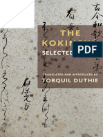 The Kokinshū. Selected Poems