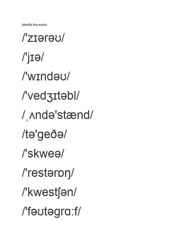 Alphabet Exercises PDF