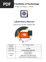 R - Lab Manual (2022-23)