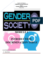 Module 1 Gender Society 1