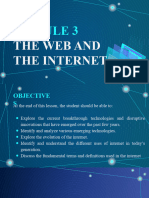 Module 3 The Web and The Internet