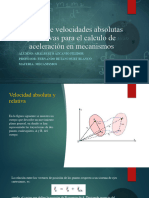 Método de Velocidades Absolutas y Relativas