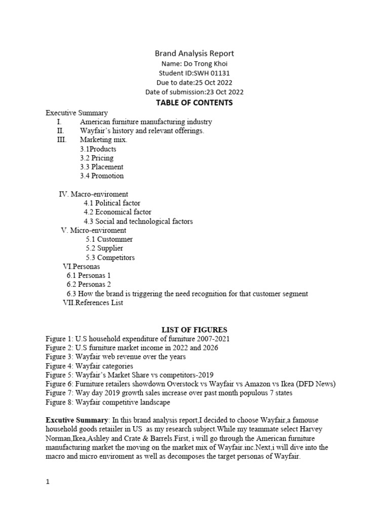 Brand Analysis Report - Edited-2 | PDF | Pricing | Retail
