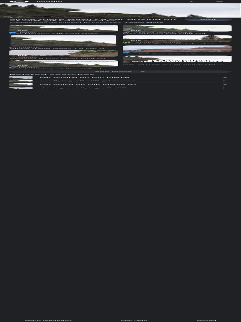 Car Flying Off Cliff Gif - Google Search | PDF