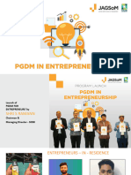 PGDM in Entrepreneurship Program For Early-Stage Entrepreneurs