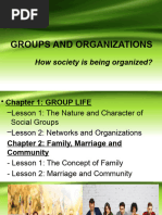 Socio1 GROUPS AND ORGANIZATIONS