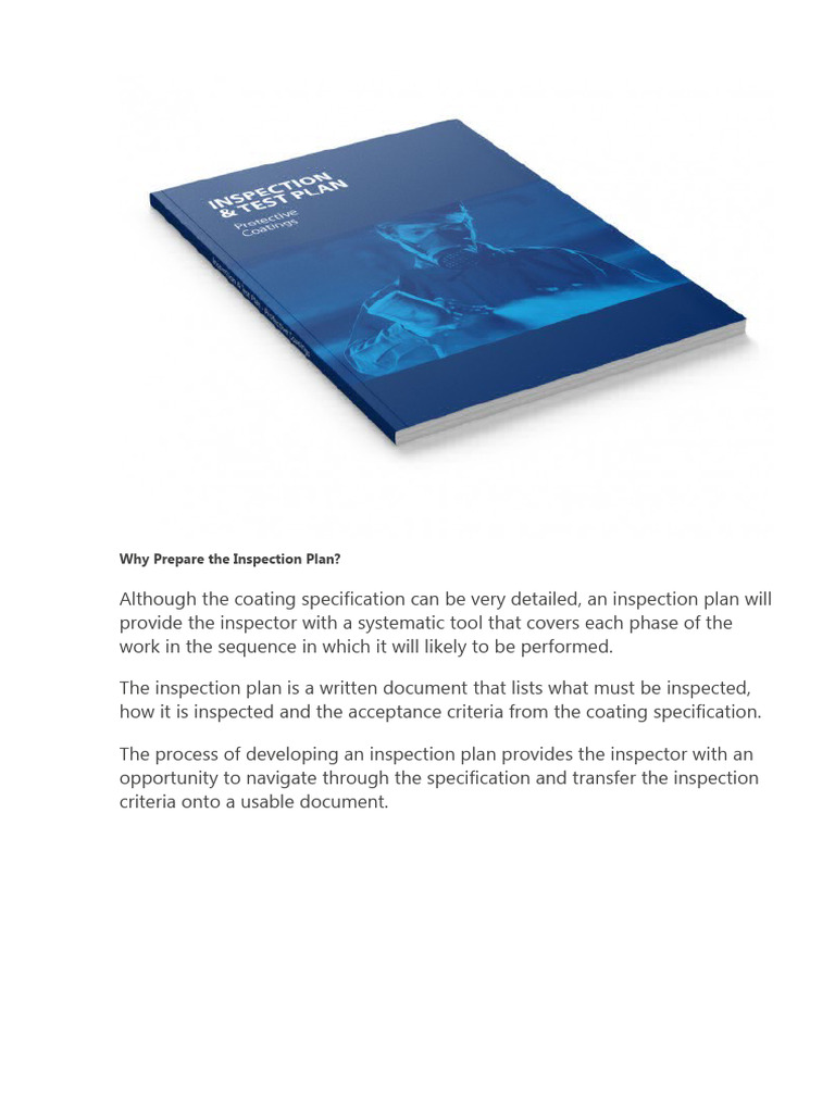 Importance of Coating Inspection Plans | PDF | Technology & Engineering