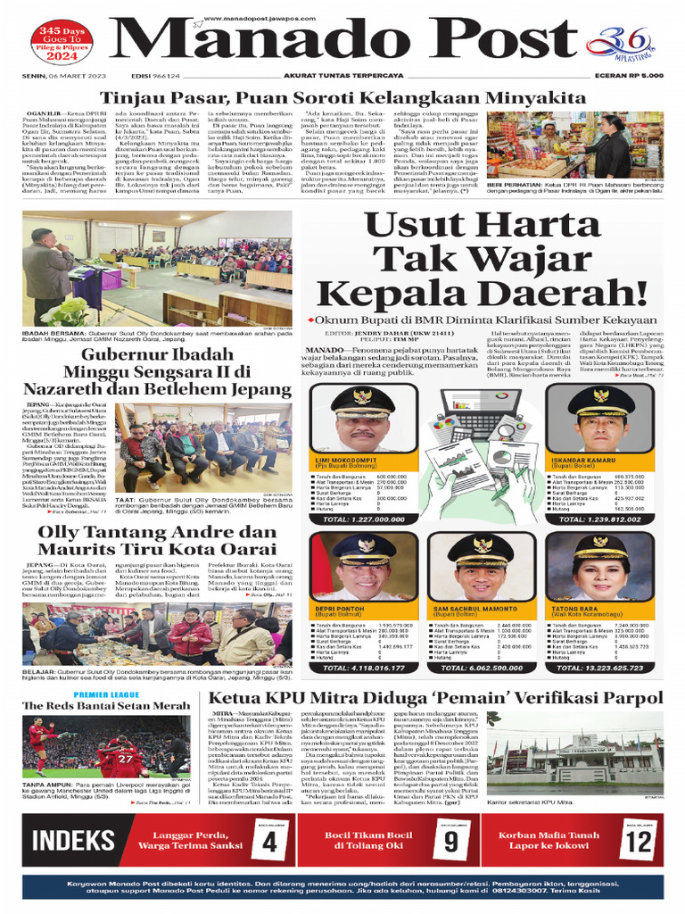 Manado Post 06 Maret 2023 | PDF