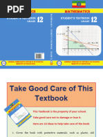 Ethiopian Grade 12 Mathematics Student Textbook | PDF