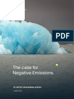 The Case For Negative Emissions Report