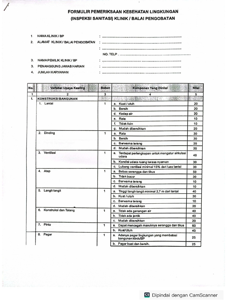 Form IKL Klinik | PDF