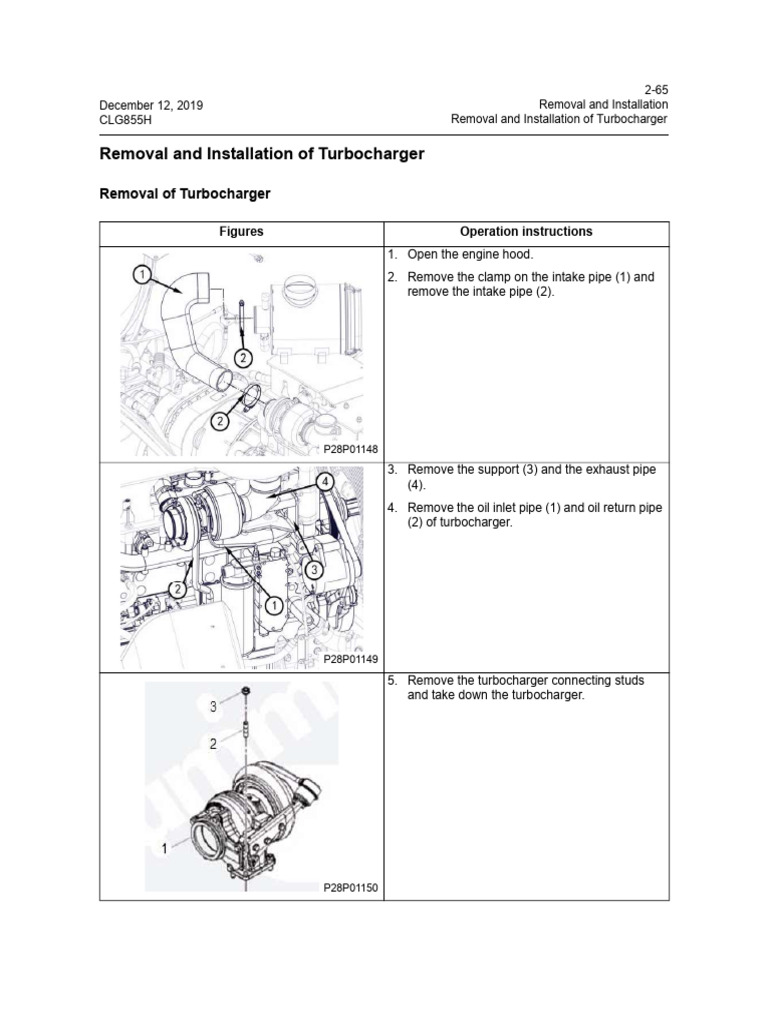 Turbocharger Removal PDF