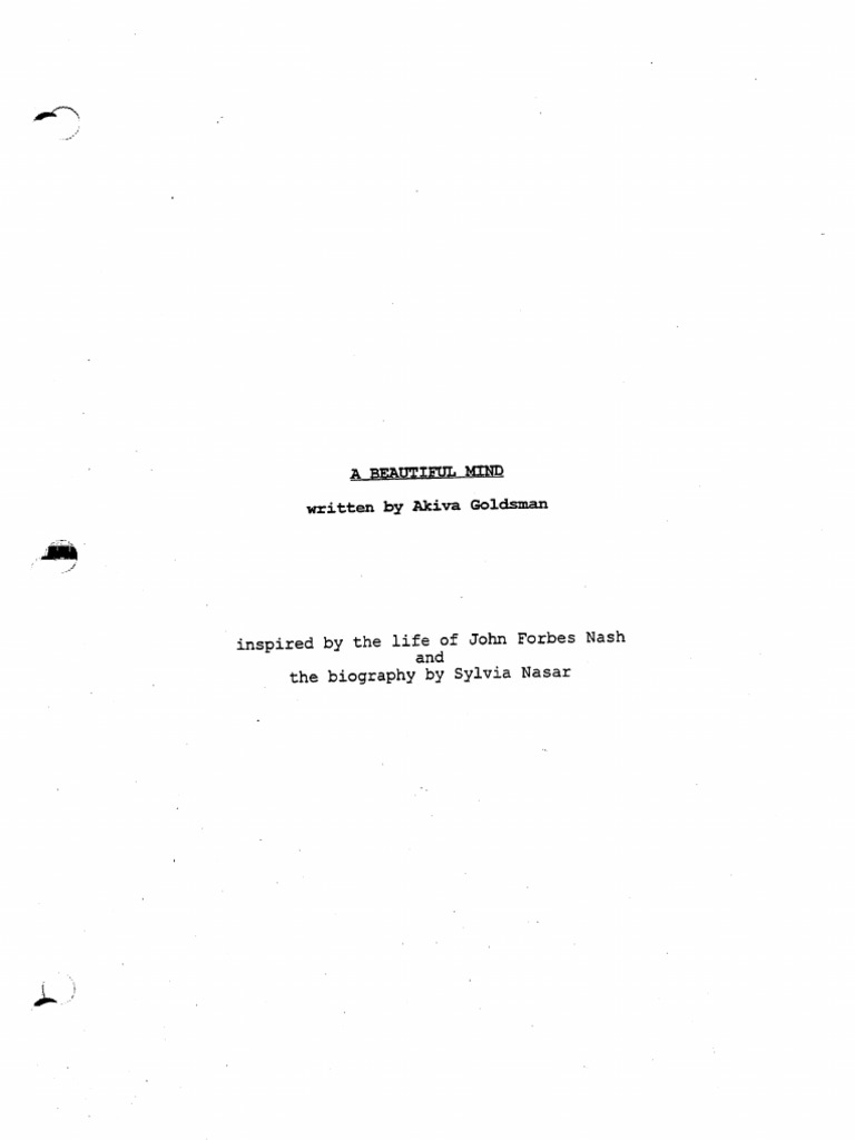 A Beautiful Mind PDF