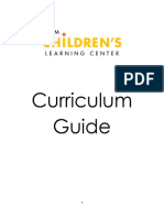 Curriculum Guide Kindergarten