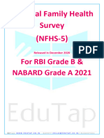 National Family Health Survey-5 Detailed PDF RBI GR B NABARD GR A Updated Lyst9566