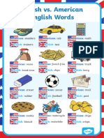 American Vs British English Poster