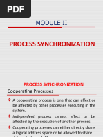 OS Unit-II - Process Synchronization