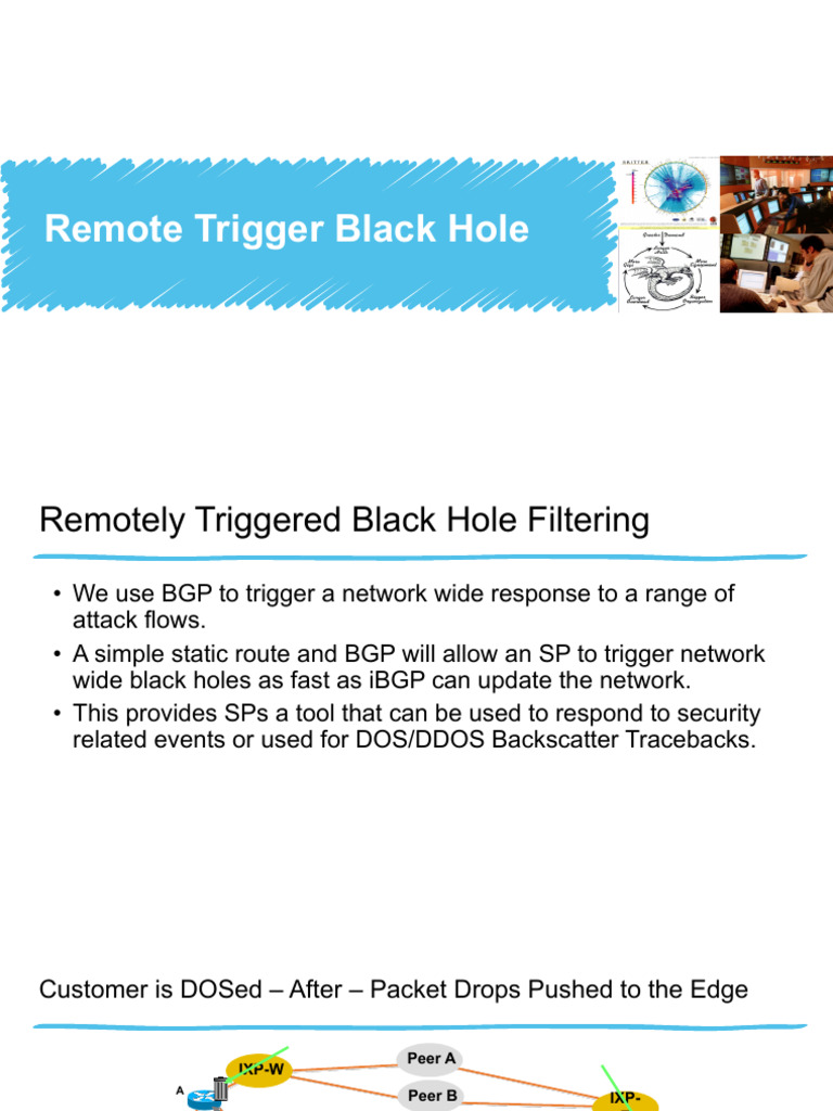 0008 Remote Triggered Black Hole RTBH 20170724 PDF Router