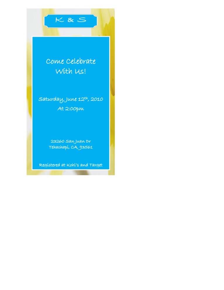Celebrate with Us: June 12, 2010 | PDF