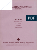 NIMH Disability Impat Scale