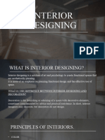 Interior design introduction