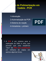Reação de Polimerização em Cadeia - PCR