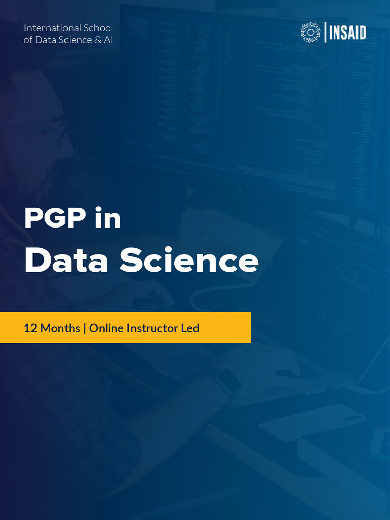 PGP in Data Science: 12-Month Online Program | PDF