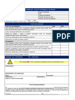 Check List Inspeção - Cinto de Segurança